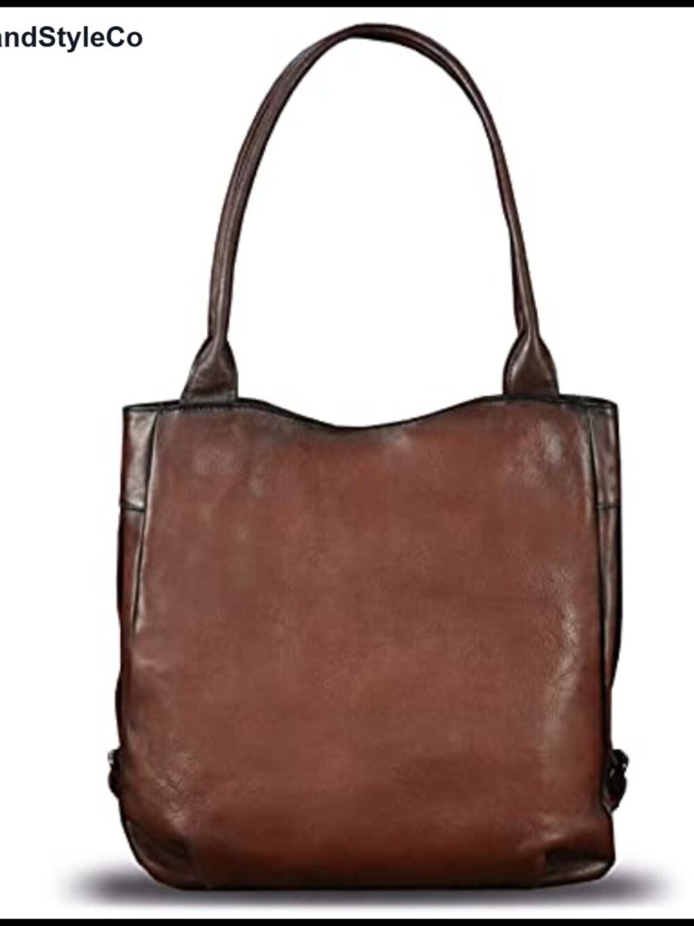 Genuine Leather Shoulder Bag Purse for Women Retro Top Handle Handmade Vintage